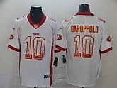 Nike 49ers 10 Jimmy Garoppolo White Drift Fashion Limited Jersey,baseball caps,new era cap wholesale,wholesale hats